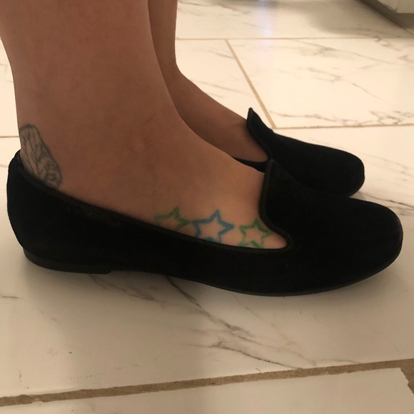 Lea-Gu Shoes - Lea-Gu Black Suede Flats